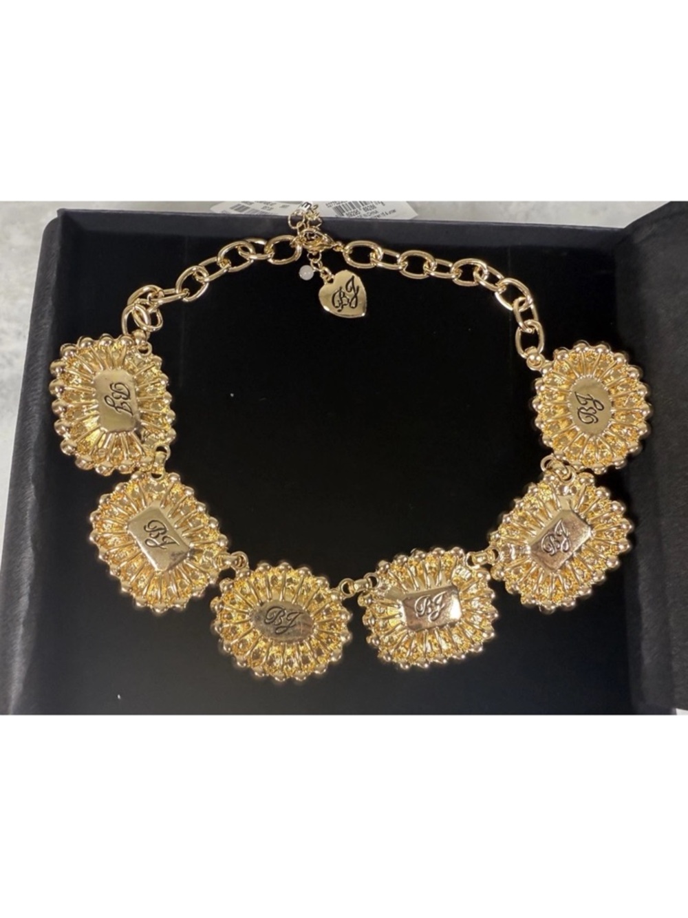 Betsey Johnson Backyard Stone Critter Bib Statement Necklace & Matching Bracelet - Picture 9 of 14